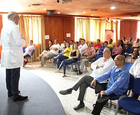 Fernando Trillo en rendicion de cuentas en Climaco Silva